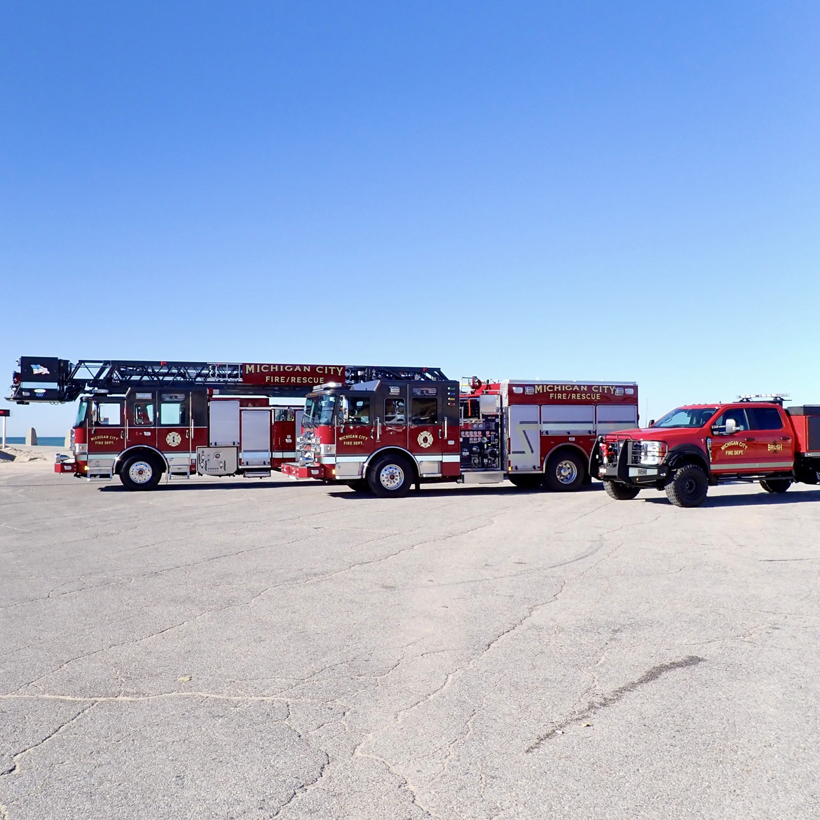 Michigan City Fire Department vehicles